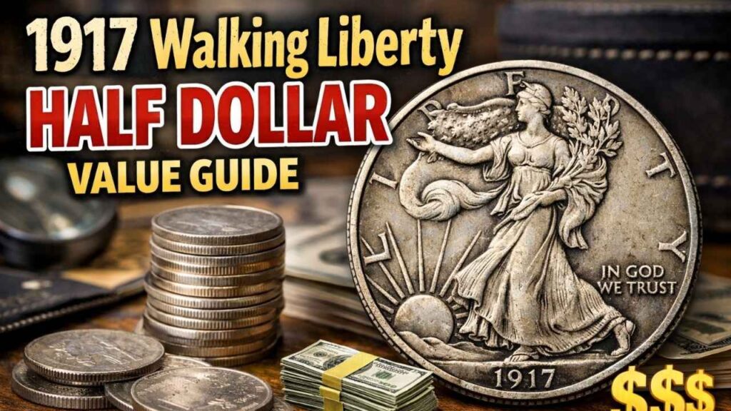 1917 Walking Liberty Half Dollar Value Guide Rare Coin Still Found in Circulation Worth Huge Money