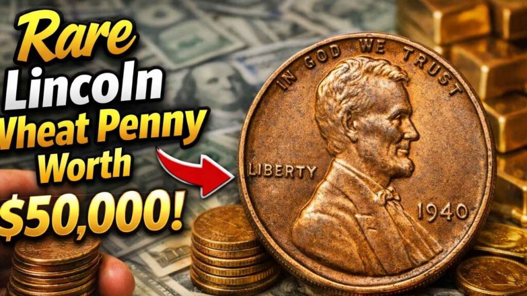 Rare Lincoln Wheat Penny Worth $50,000 Found in Everyday Pocket Change